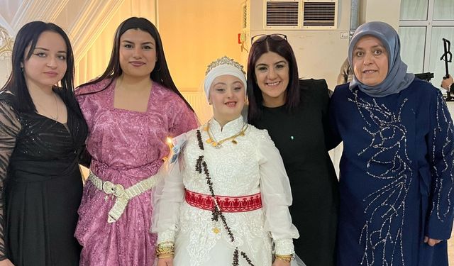 Ispartalı down sendromlu Rabia'nın düğün hayali gerçek oldu