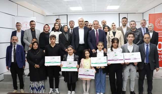 Kahramanmaraş'ta "Sağlıklı Nesil Sağlıklı Gelecek Yarışması"nın ödül töreni düzenlendi
