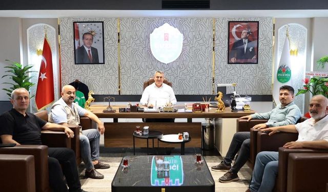 Düziçi İnternet Gazetecileri Cemiyeti’nden Başkan İba’ya Ziyaret