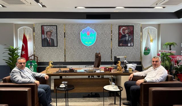 SGK İl Müdürü Mücahit Çelik’ten Başkan İba’ya Hayırlı Olsun Ziyareti