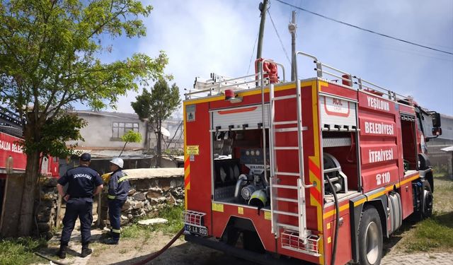 Burdur'da evde çıkan yangın söndürüldü