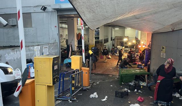 Bayrampaşa’da Kapalı Pazarda Gaz Paniği
