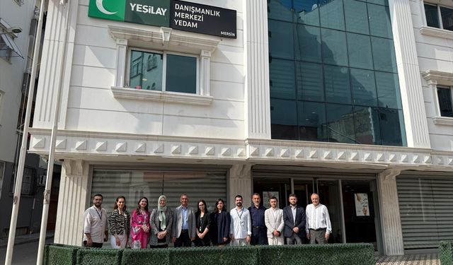 Yeşilay Mersin Şube Başkanlığına ziyaret