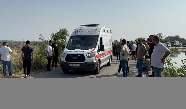 Adana'da sulama kanalında boğulma tehlikesi geçiren 15 yaşındaki çocuk hastaneye kaldırıldı