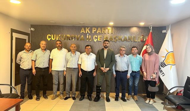 Sağlık-Sen Adana Şubesinden AK Parti il ve ilçe başkanlıklarına ziyaret