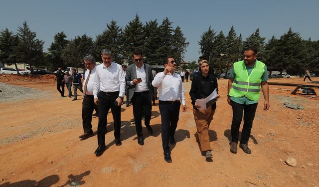 Vali Masatlı, yapımı süren sağlık merkezleri ile halk kütüphanesini inceledi