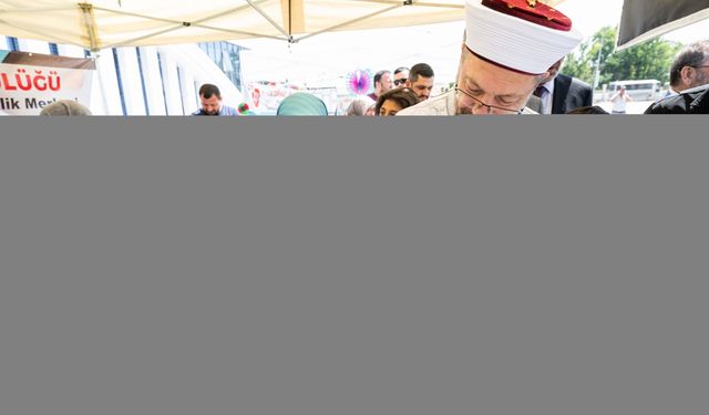 Diyanet İşleri Başkanı Erbaş, "Mobil Kur'an Kursu Açılış Töreni"nde konuştu: