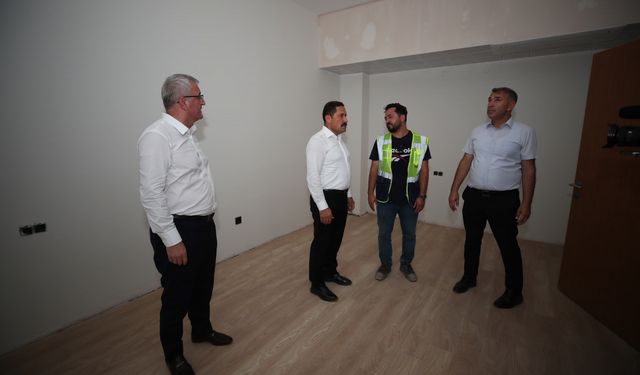 Hatay'da öğrenci yurdu ve sosyal tesislerin yapımı sürüyor