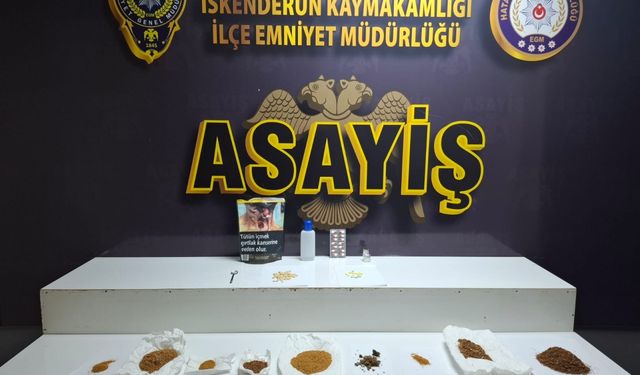 Hatay'da uyuşturucu operasyonunda 7 şüpheli yakalandı