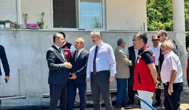 Karacaören'deki Yangın Sahasında İnceleme