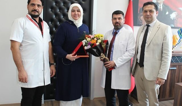 Osmaniye Devlet’te Plaketli Veda Töreni