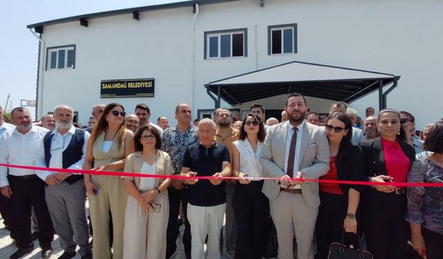 Samandağ'da çok amaçlı salon açıldı