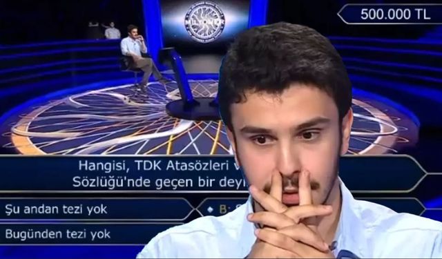 Şu Andan Tezi Yok Deyimi TDK Sözlüğünde Yok