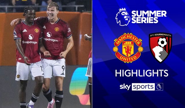 United’dan Bournemouth’a Chicago’da 4’lük Tarife