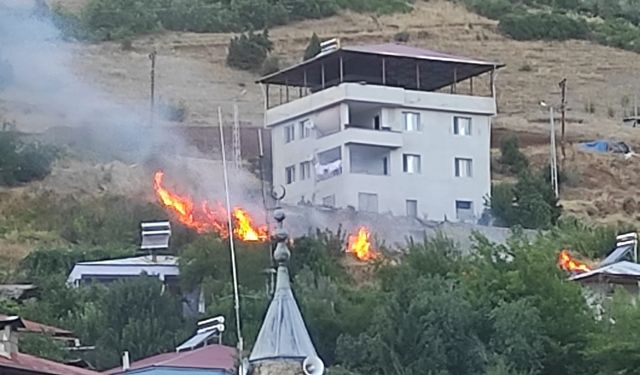 Adana'da çalılık alanda çıkan yangın söndürüldü