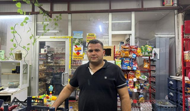 Adana'da market çalışanının darbedildiği anlar güvenlik kamerasınca kaydedildi