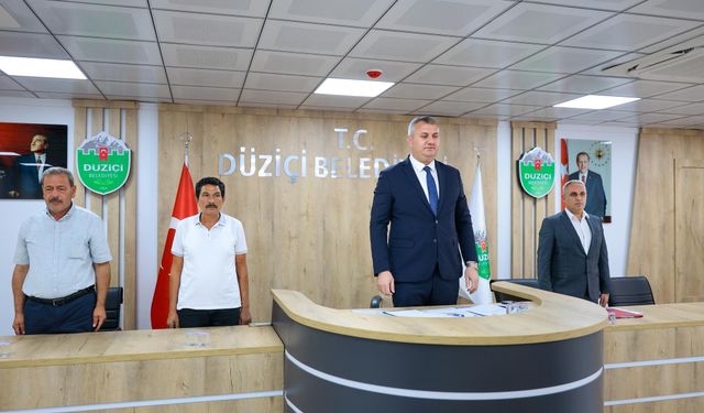 Düziçi Meclisi Yeni Binada Toplandı