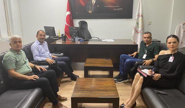 Kaymakam Erdinç Dolu’dan Başhekim Özdoğan’a Ziyaret