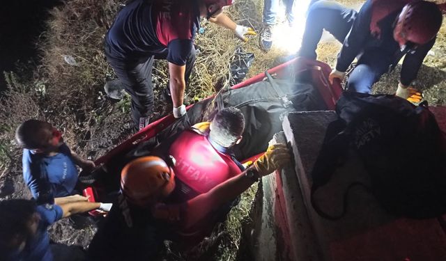 Osmaniye'de köprüden dereye düşen elektrikli bisikletteki 1 kişi öldü, 1 kişi yaralandı