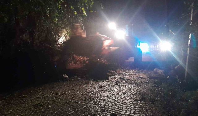 Rize’de Heyelan Yaylacılar Mahsur Kaldı