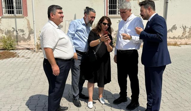 Seydi Gülsoy, Osmaniye İl Halk Kütüphanesi alanını inceledi