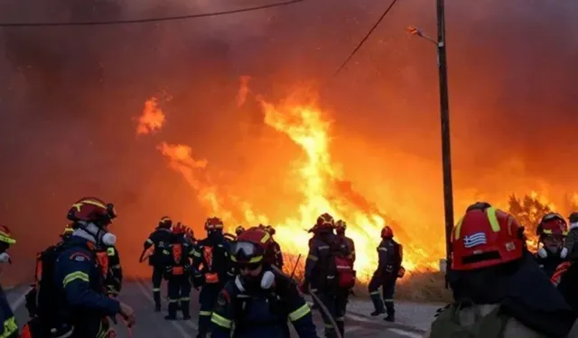 Sakız Adası’nda Yangın Kabusu