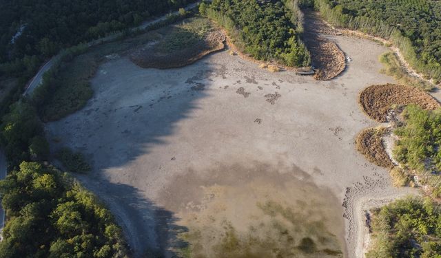 Kovada Gölü'ndeki kuraklık havzadaki canlı yaşamını da tehdit ediyor