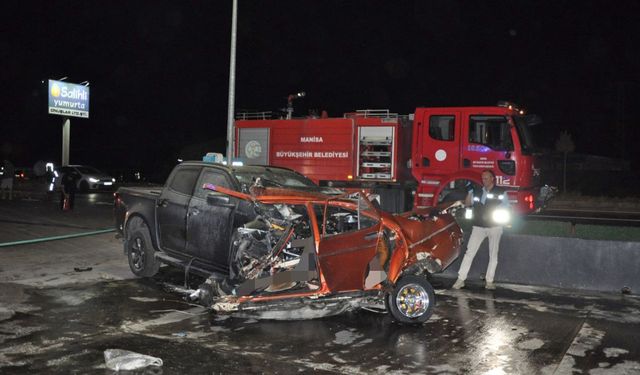 Manisa Salihli’de Katliam Gibi Kaza 5 Ölü, 6 Yaralı