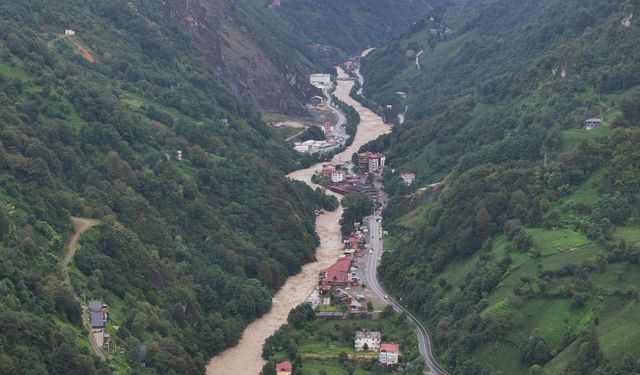 Rize Trabzon Giresun ve Artvin’de Sel Alarmı
