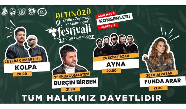Altınözü Festivali 25-26 Ekim’de Coşkuya Hazır