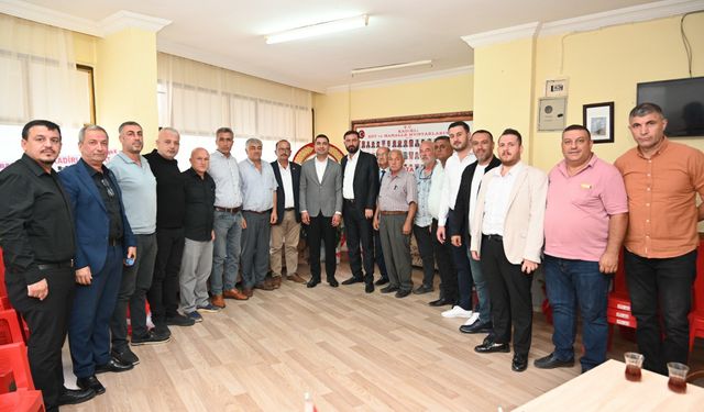 Başkan Olcar’dan Muhtarlar Derneğine Hayırlı Olsun Ziyareti