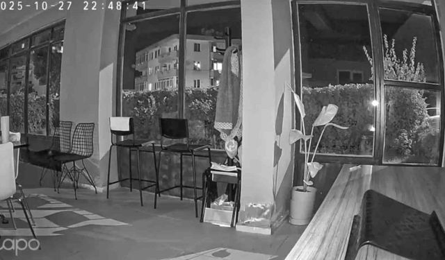 Bursa’da Deprem Anı ve Şimşek Kameralara Yansıdı