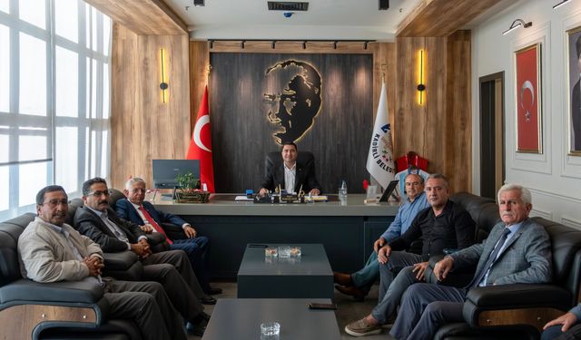 CHP Sumbas İlçe Başkanlığı'ndan Kadirli Belediye Başkanı Olcar'a Ziyaret