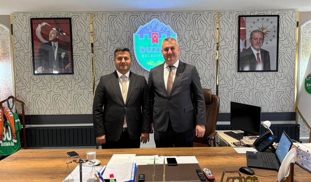 Düziçi ve Hasanbeyli Belediye Başkanları Bir Araya Geldi