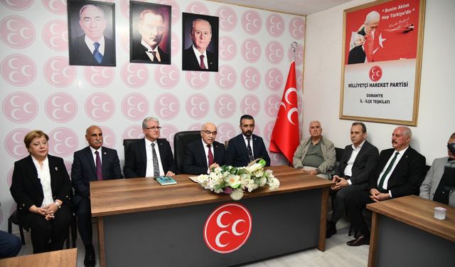 MHP Osmaniye Teşkilatından Başkan Çenet’e Tam Destek