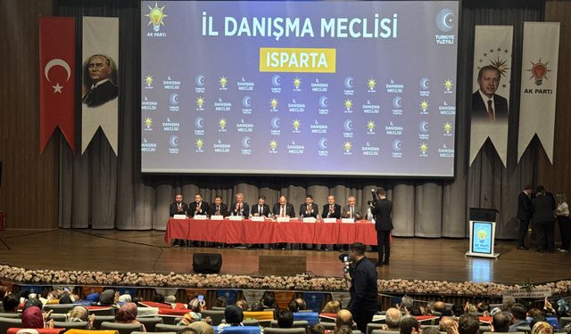 AK Parti Genel Başkan Yardımcısı Büyükgümüş, Isparta İl Danışma Meclisi Toplantısı'nda konuştu: