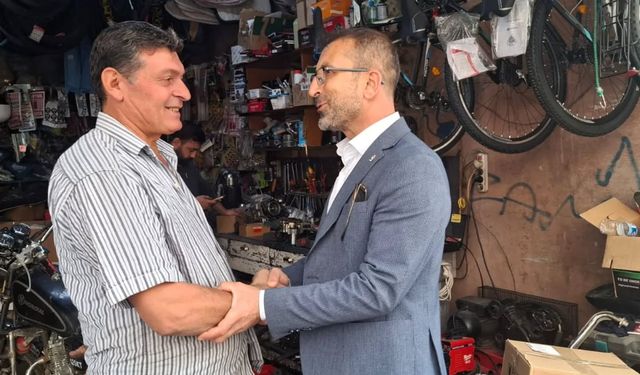AK Parti Kadirli İlçe Başkanı  Örtlek’ten Esnaf Ziyareti