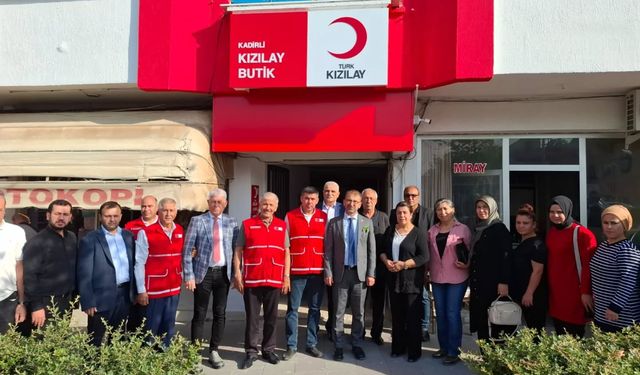 AK Parti Kadirli İlçe Teşkilatından Kızılay’a Anlamlı Destek