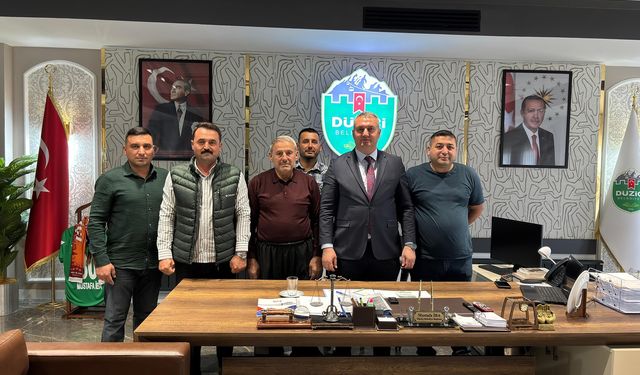 Düziçi Belediye Başkanı Mustafa İba Bekir Mutlu’yu Ağırladı