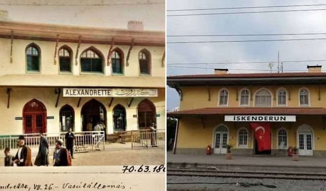 Tarihi İskenderun Tren Garı Hala Hizmet Veriyor