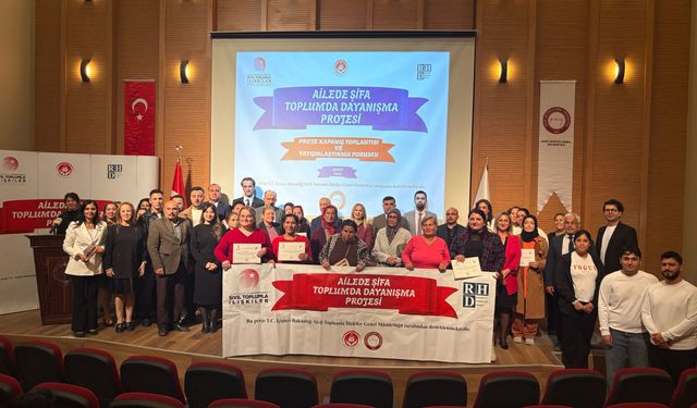 Hatay'da 'Ailede Şifa, Toplumda Dayanışma Projesi' tamamlandı