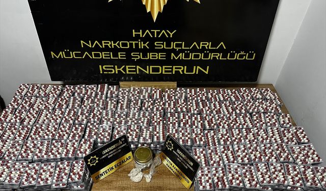 Hatay'da uyuşturucu operasyonunda yakalanan 2 zanlı tutuklandı