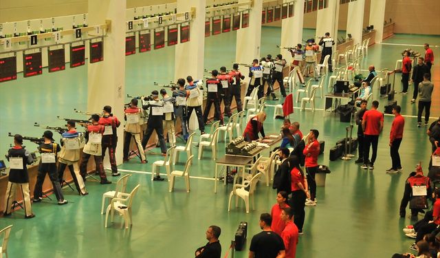 Mersin'de 'Havalı Silahlar Avrupa Şampiyonaları Milli Takım Seçme Yarışması' başladı