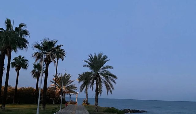 Yağmur Sonrası Karaağaç Sahili Güne Büyüleyici Başladı