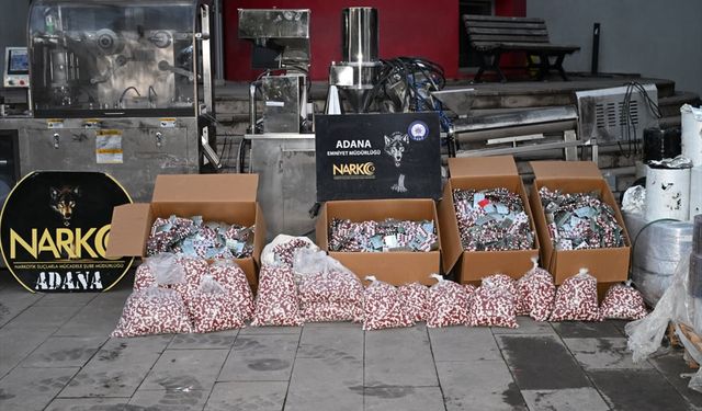 Adana'da sahte ilaç ürettikleri iddiasıyla 6 zanlı tutuklandı