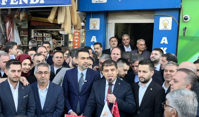 AK Parti Tarsus İlçe Başkanlığına atanan Fevzi İnan görevine başladı