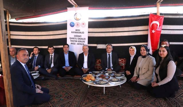 Aksu'da coğrafi işaret başvurusu yapılan ürünler tanıtıldı