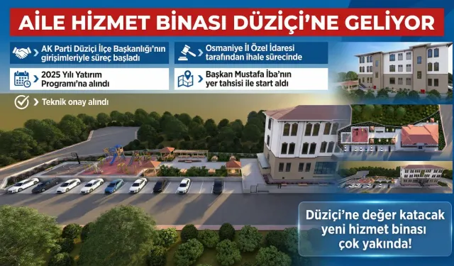 Aile Hizmet Binası Düziçi’ne Geliyor