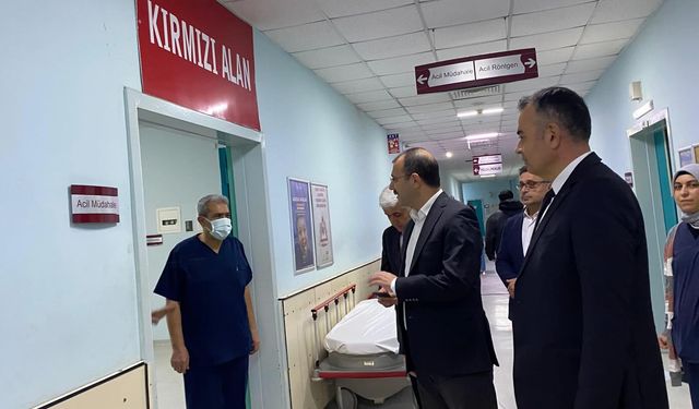 Kadirli’de Kaymakam Dolu’dan Hastalara Moral Ziyareti!