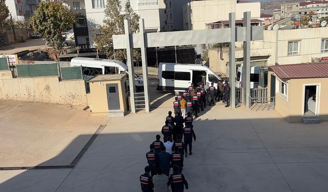 Kahramanmaraş merkezli tefecilik operasyonunda 17 şüpheli tutuklandı